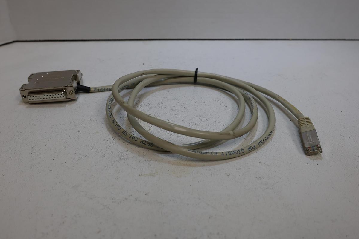 Used Dina DNDA 25/8 611D Cable Adapter with 25 Pin D-sub Cable Connector [5.1,5.5]