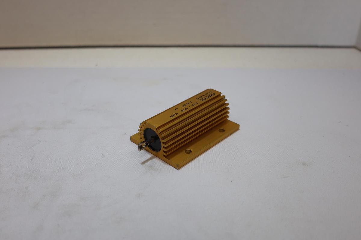 Used Arcol HS100 10 Ohm 100W 5% Aluminum Housed Wirewound Power Resistor
