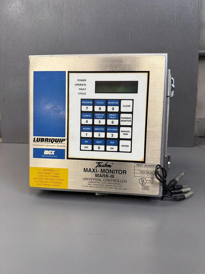Used Trabon Maxi-Monitor Mark-III Universal Controller 163-310-000 (115VAC) GHC-15