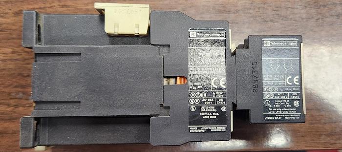 Used Telemecanique LA1 DN 31 LA4 DC 1U Contactor w/ Coil Suppressor - GHA-98