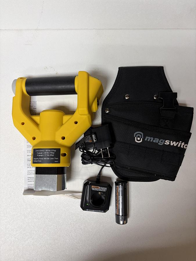 Magswitch Magnetic Hand Lifter, Cordless Electric 60lb GHC-43