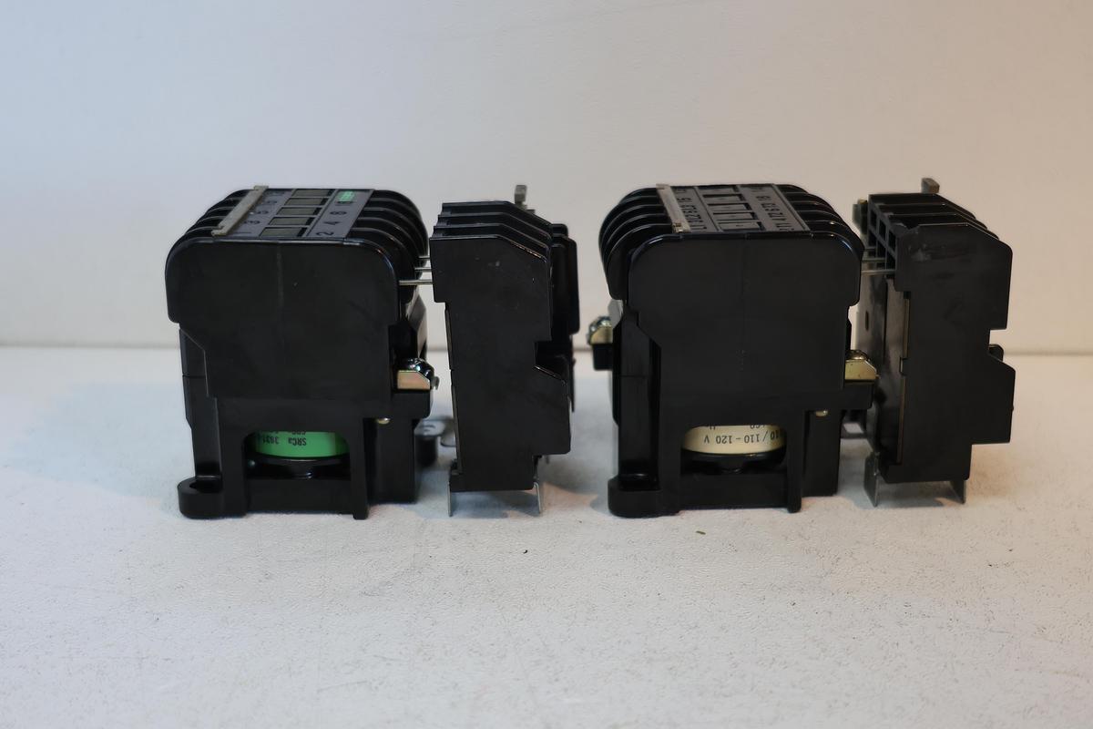 Used Fuji SRCa-363105 (5A) Magnetic Contactor with TR-0 Thermal Overload Relay/ Lot of 2 GHA-186