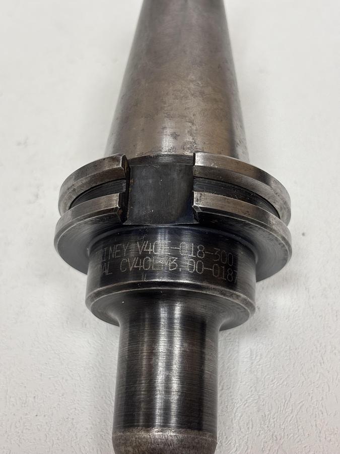 Used Briney V40E-018-300 Cat 40 End Mill Tool Holder CV40EM3.00-0187 GHC-31