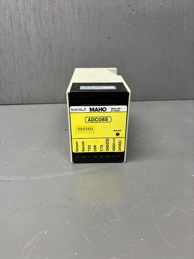 Used Maho ADC08S Analog Digital Converter – CNC Interface Module GHA-140