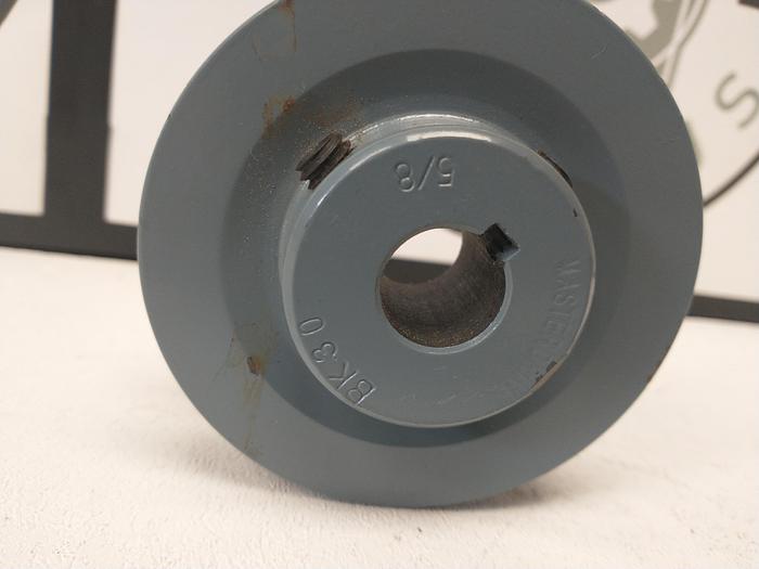 Used MASTERDRIVE BK30 5/8 shaft PULLY SINGLE GROOVE SHEAVE GH202