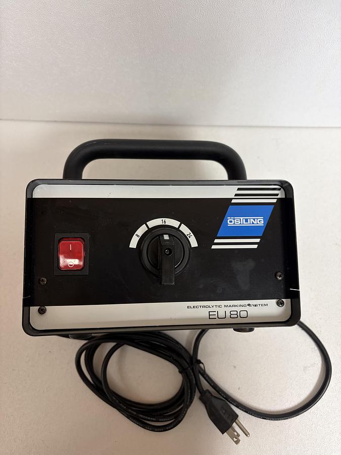 Used OSTLING EU-80 Electrolytic Marking Control Unit 