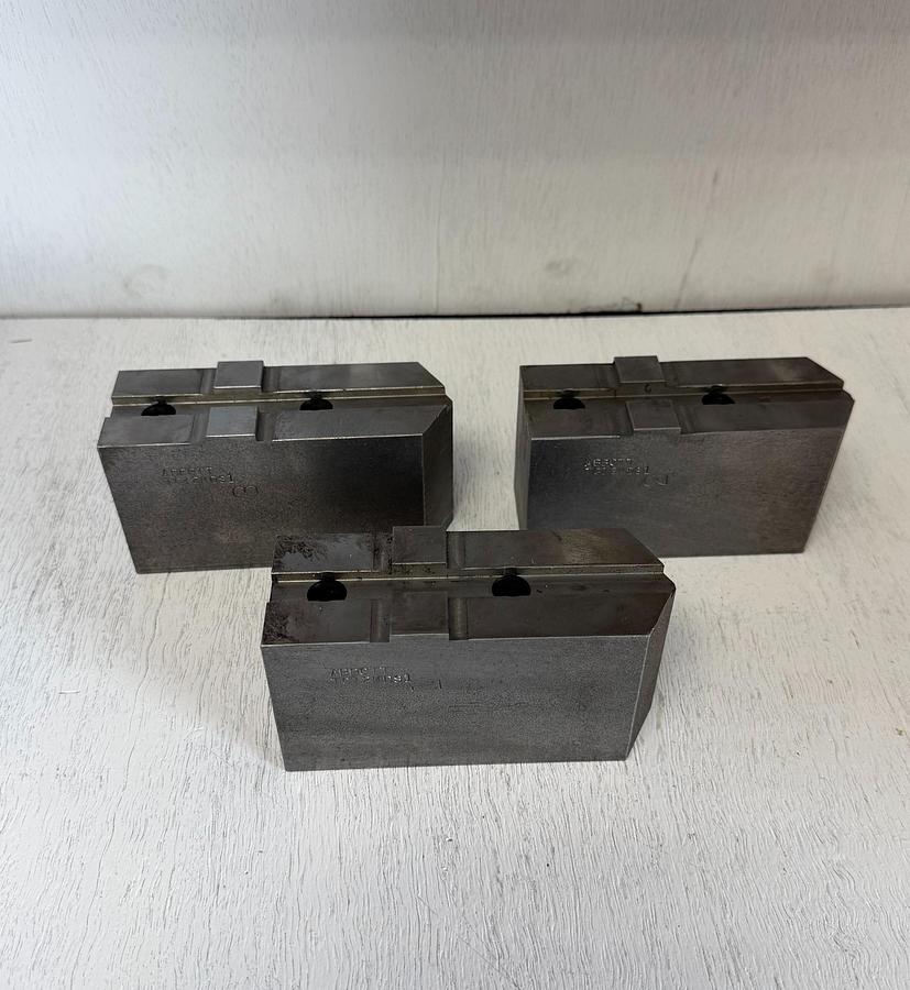 Used Abbott TG12MDS1 Soft Lathe Chuck Jaw: Tongue & Groove GHA-181