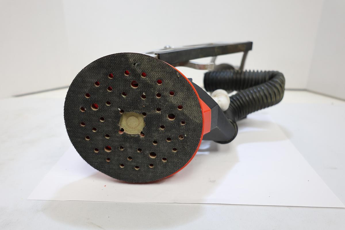 Used Industrial Pneumatic Vacuum Orbital Sanding Head Robotic End Effector Tool