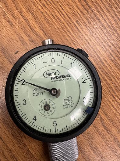 Used SPI Snap Gage-14-297-6 with Mahr Federal 2014802 22" Dial Indicator.0001" Graduation GHA-174