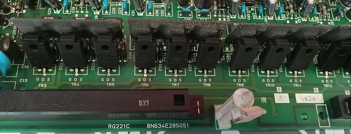 Used Mitsubishi RG221C BN634E285G51 Circuit Board - GHC-1-(A2)