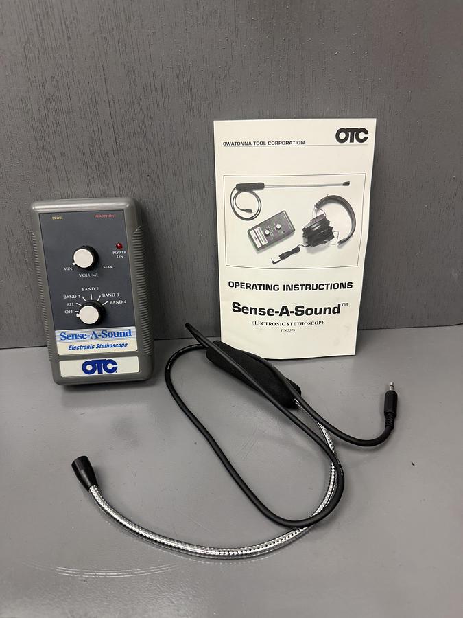 Used OTC 3578 Sense a Sound Electronic Stethoscope GHC-43