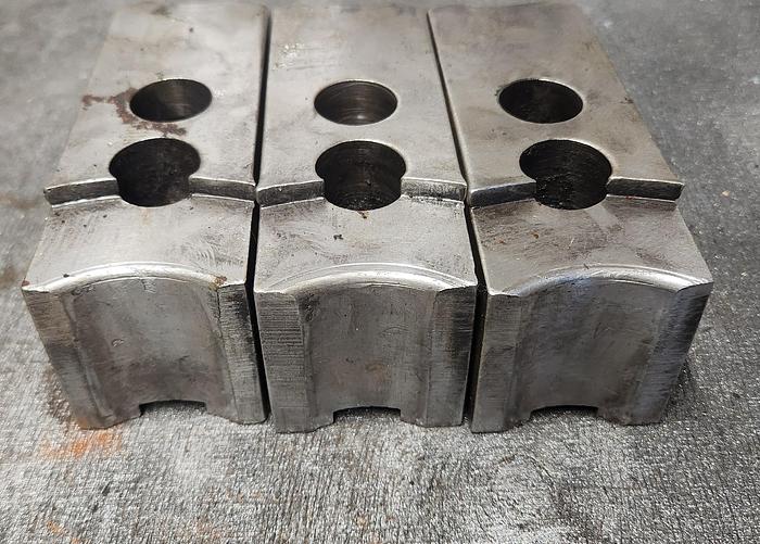 Used ALUMINUM SERRATED SOFT JAWS (set of 3)- GHA-30