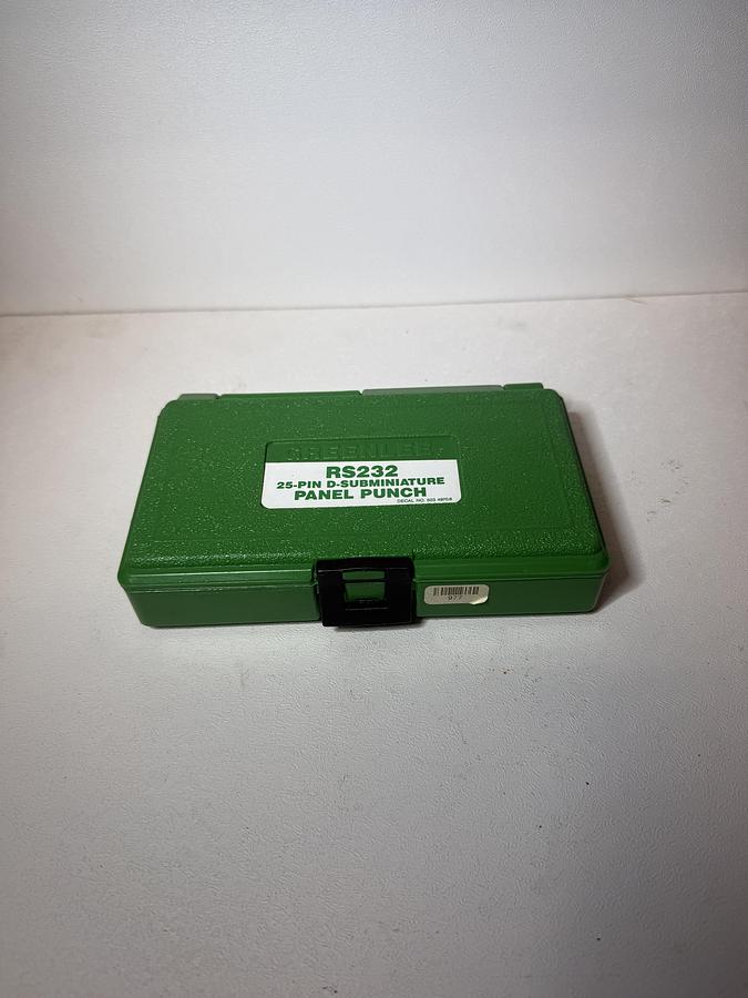 Used Greenlee RS232 Electronic Connector Panel Punch GHA-82