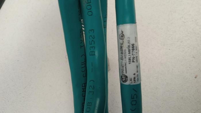 Used Allen-Bradley 1585J-M8HBJM-2 2M Ethernet Cable GH507