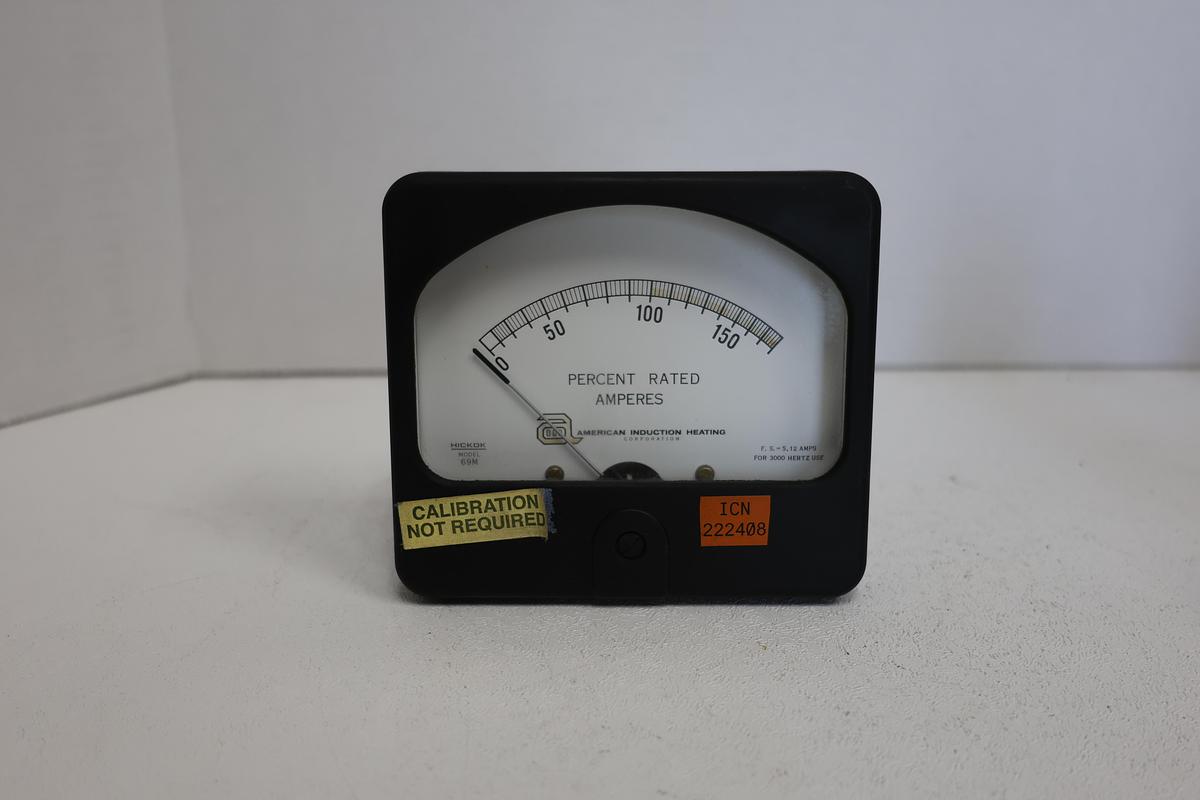 Used Vintage Analog Panel Meters Simpson Electric ICN 222410/ 222408/ 222409 SET OF 3