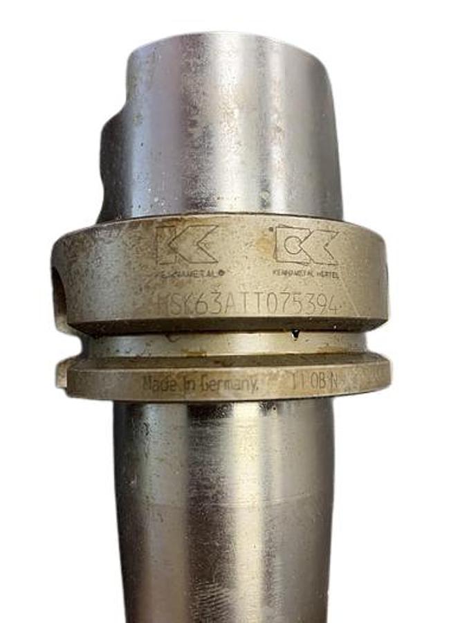 Used Kennametal HSK63ATT075394 Shrink Fit Tool Holder 