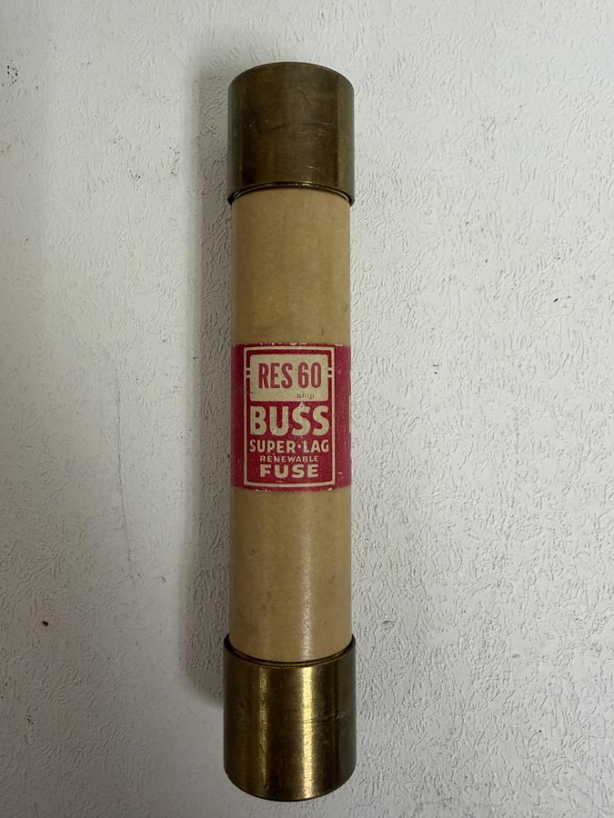 Used  Buss Super-Lag RES 4, 600V Renewable Fuse