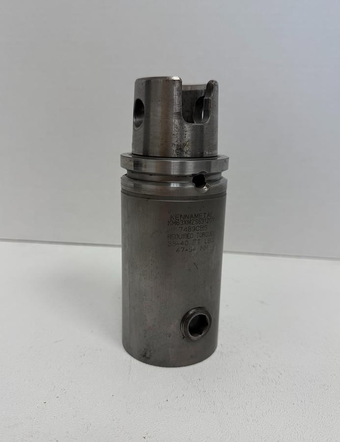 Used Kennametal KM63XMZS63120Y KM63 Tool Holder – CNC Modular, High Rigidity GHB-60