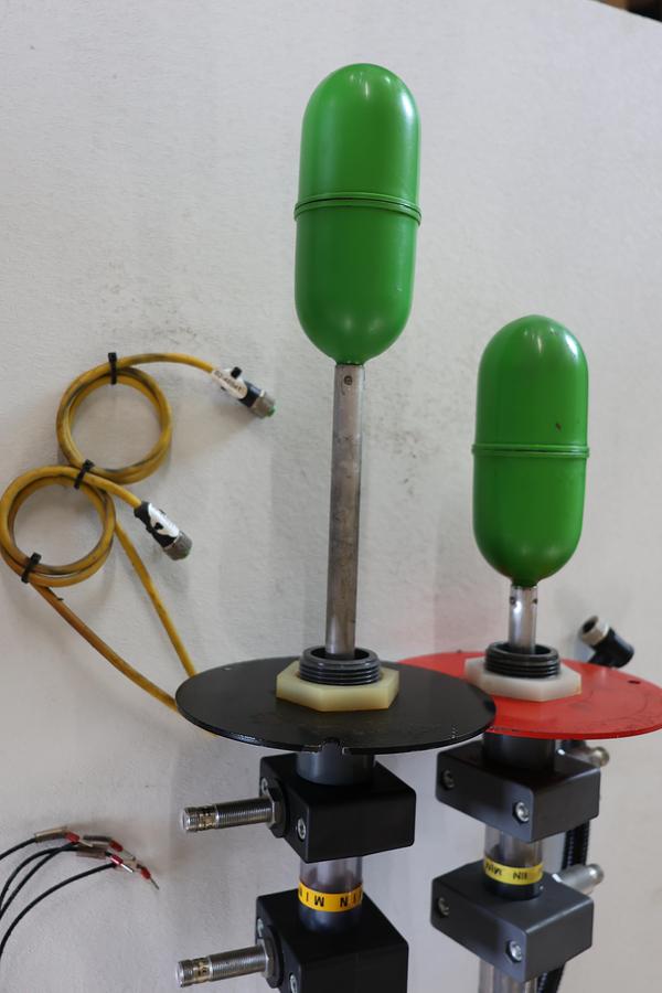 Used Industrial Magnetic Float Level Sensor Assemblies Lot of 2 Adjustable Used