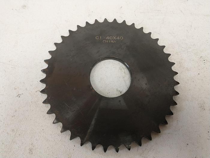 40X40 Weld-ON Sprocket 40 Teeth for #40 Roll Chain 2in id shaft 6.5in OD GH601