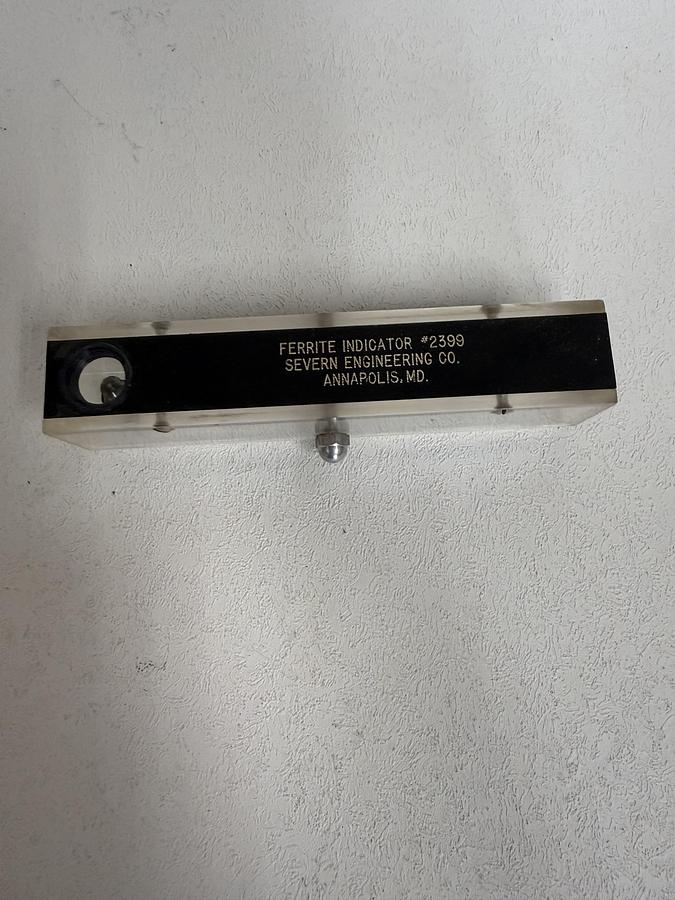 Used Ferrite Indicator Severn Engineering with 8 Inserts GHC-25