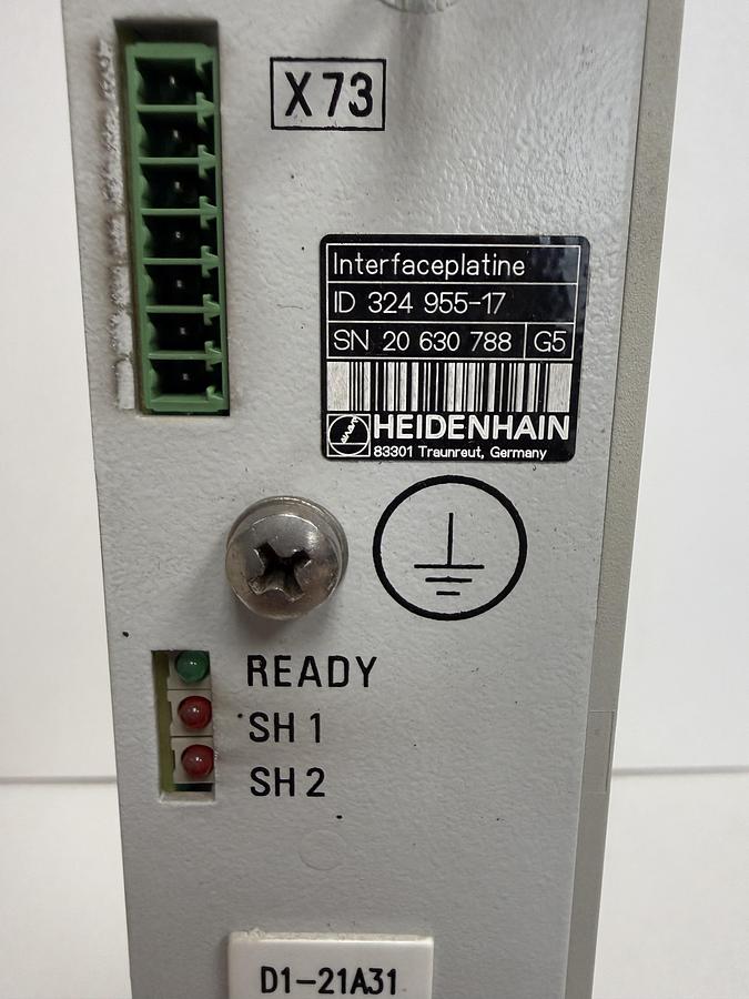 Used Heidenhain Interfaceplatine ID 324 955-17 G5