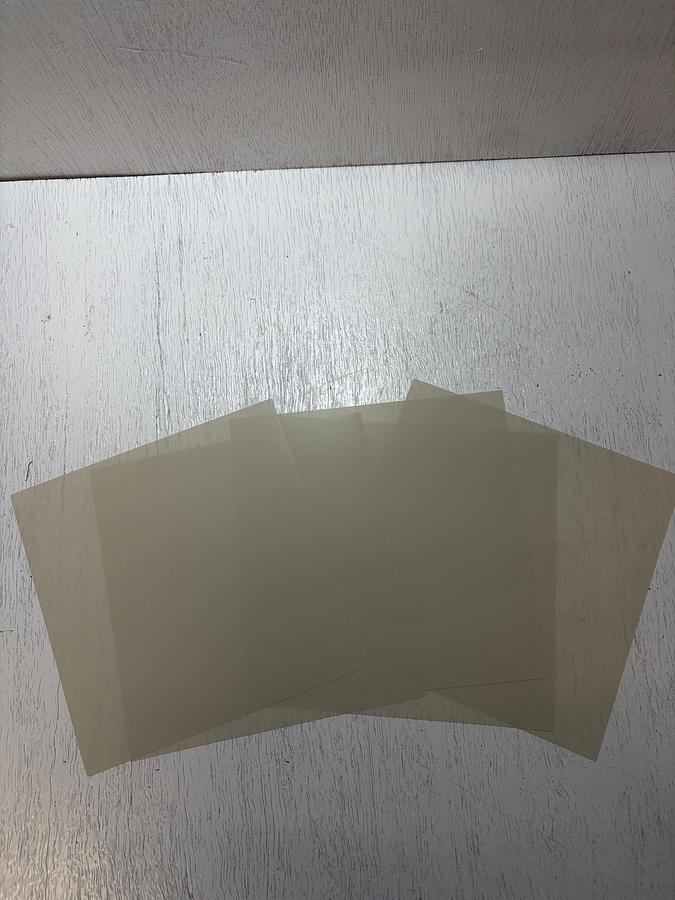 (LOT OF 5) THORLAB 6"X6" LF1D DIAMOND LAPPING SHEETS GHA-178 