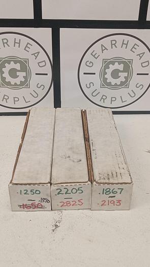 Used Lot of 42 Regal Go No Go Gages .1250-.2825 GH506