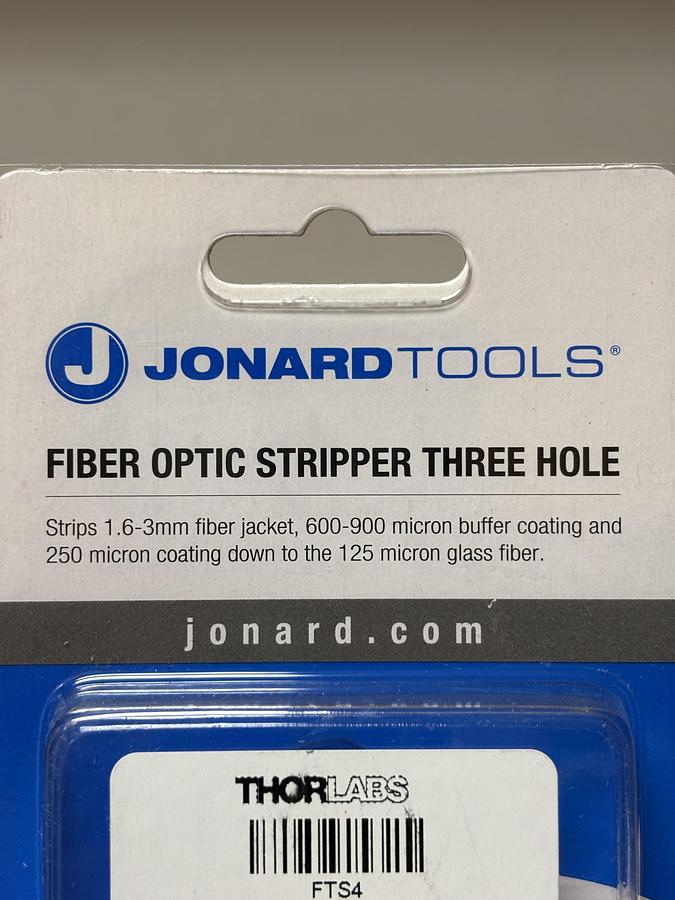 Used Jonard Tools JIC-375 Three-Hole Fiber Optic Stripper - Precision Tool GHC-30