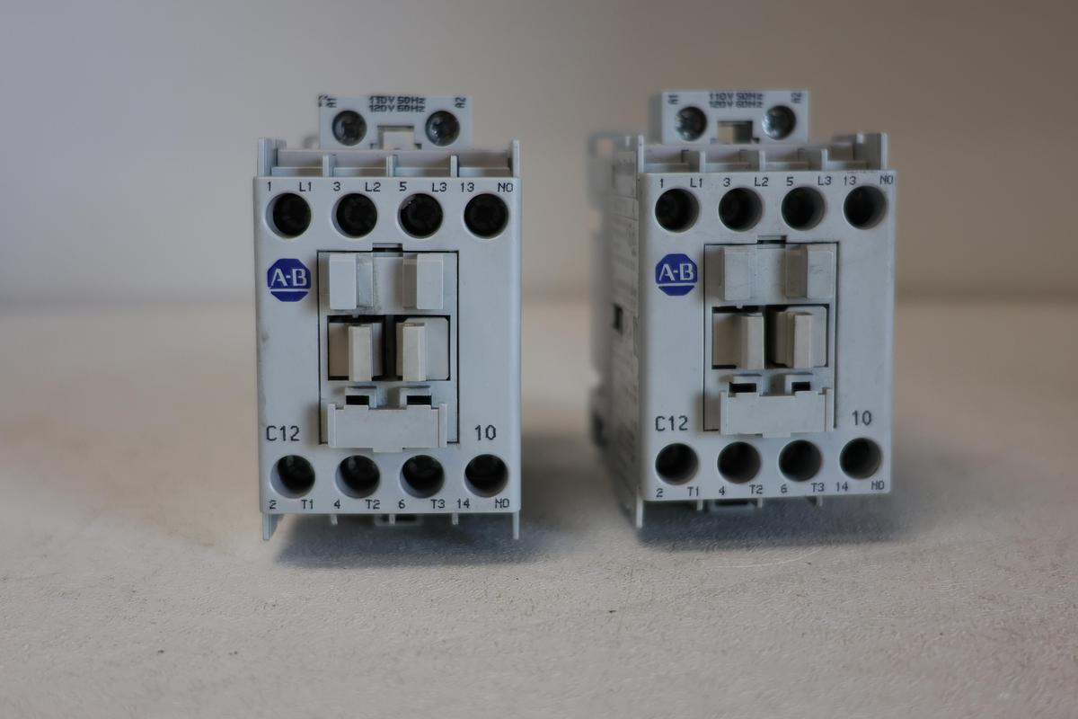 Used (Lot of 2) Allen Bradley 100-C12*10 Contactor – Series A