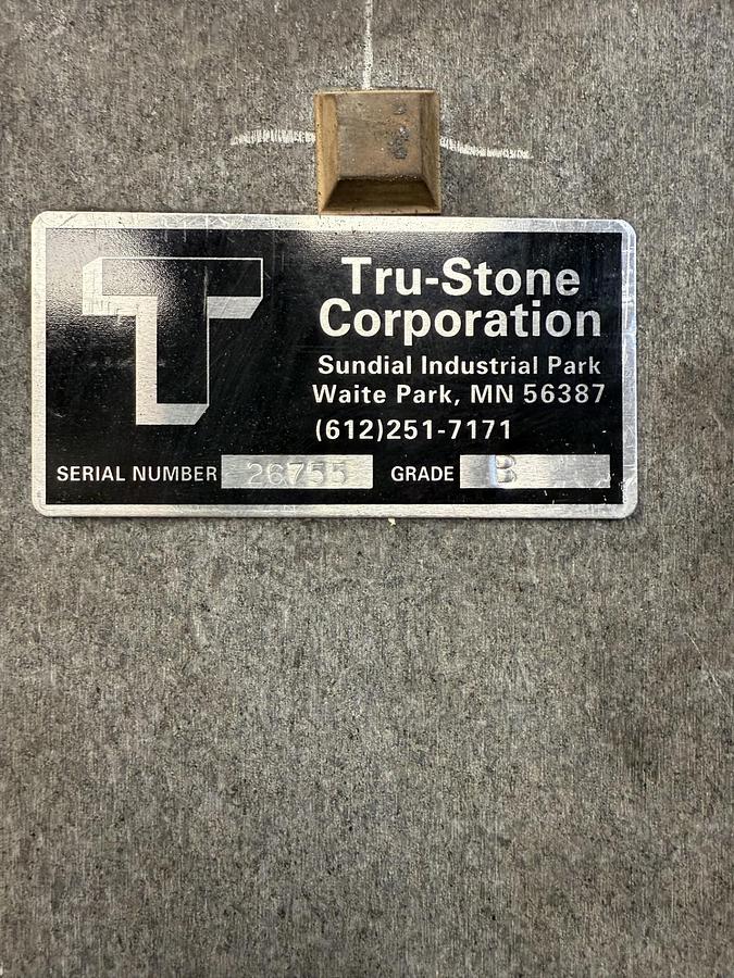 Used Tru-Stone Grade “B” Granite Surface Plate 12x8x4 GHA-49
