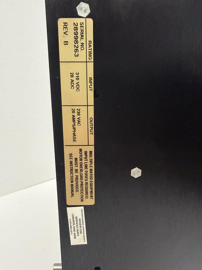 Used Cincinnati Milacron Vickers BDS4-206-23-412W32 Servo Drive GHA-51