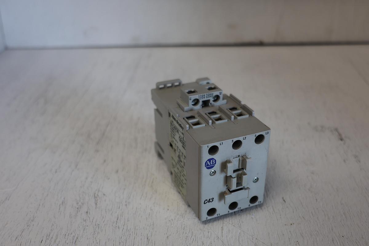 Used Allen-Bradley 100-C43*00 Contactor – Series A – 43A 3-Pole IEC Motor Starter GHA 181