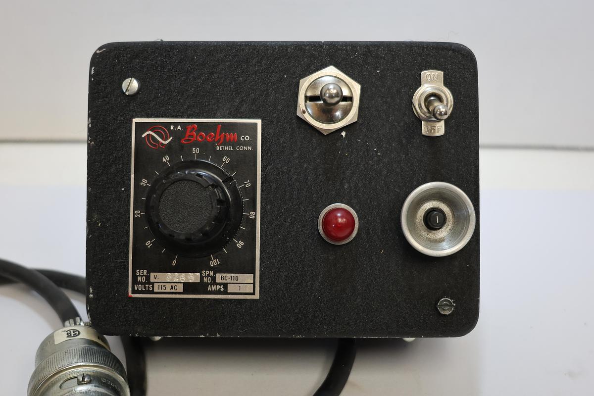 Used Boehm BC-110 Variable Speed Control Panel