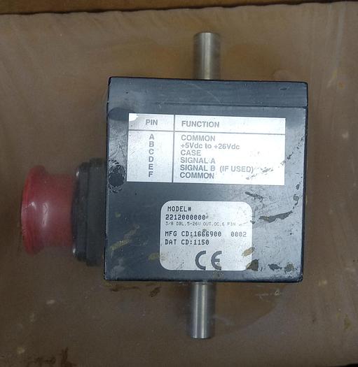 Dynapar 2212000000 Incremental Encoder, 3/8" Shaft, 5-26 VDC, 6 pin MS - GHB-58