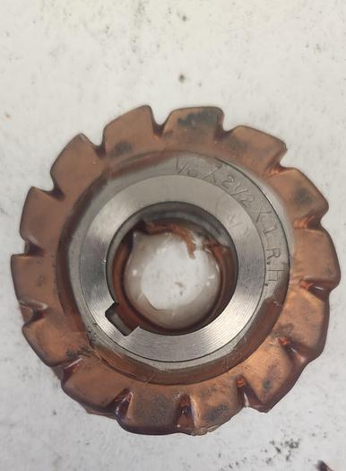 Used Lot of 2 - MILLING CUTTER 1/8 X 2 1/2 X 1  - USED - GHB-49