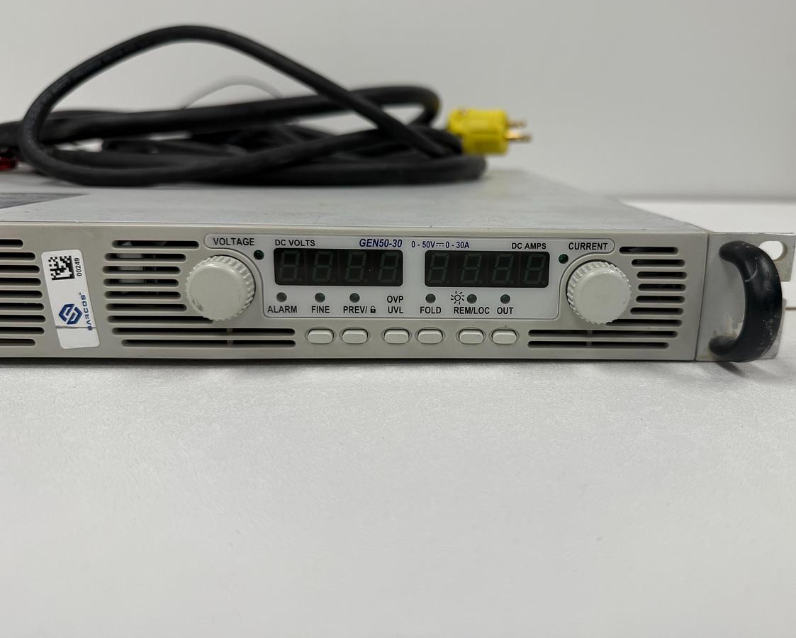 Used Lambda GEN30-50 IEEE/MOD Programmable DC Power Supply – 30V GHC-49