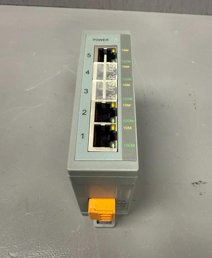 Used ICP DAS NS‑205 Unmanaged Industrial Ethernet Switch – 5‑Port GHC-37