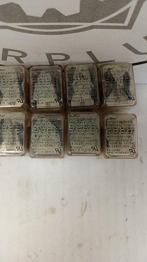 Used Lot of 8 AMF Potter & Brumfield KHU17A11 120V Relays GHB10