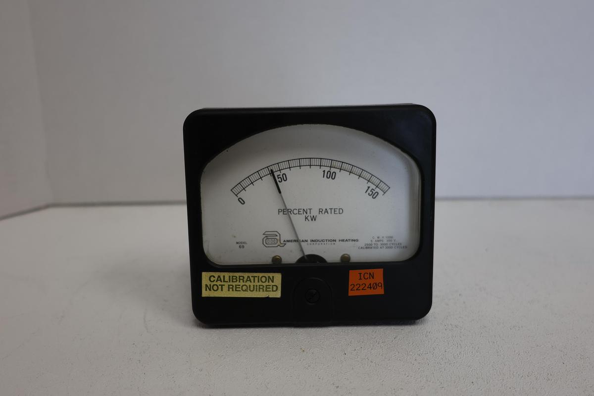 Used Vintage Analog Panel Meters Simpson Electric ICN 222410/ 222408/ 222409 SET OF 3