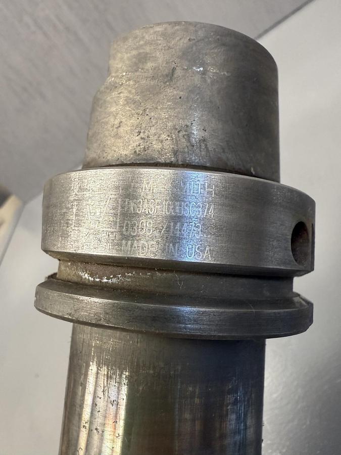 Used T.M Smith HSK63A Shrink Fit Tool Holder HSK63ASF100BSC374 With Cutter GHA-152