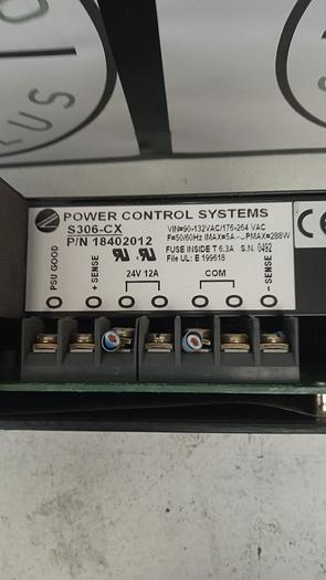 Used Power Control Systems S306-CX Power Supply GH507
