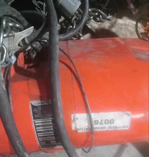 Parts Only USED - CM Loadstar 1 Ton Electric Crane - GHC-C3