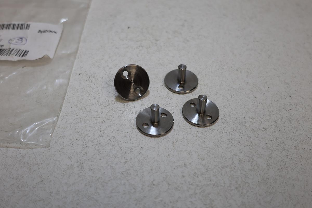 Lot of 4 Bystronic 4-06144 Torsion Locks Verdrehsicherung New OEM