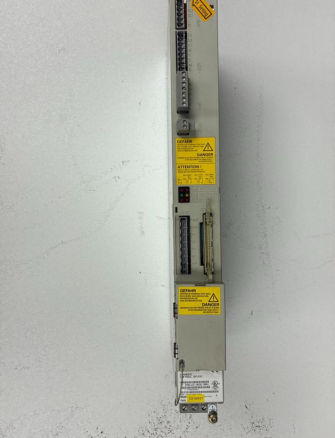 Used Siemens 6SN1112-1AC01-0AA1 Axis Control Module – Version E – SIMODRIVE 611 – Tested GHC-53