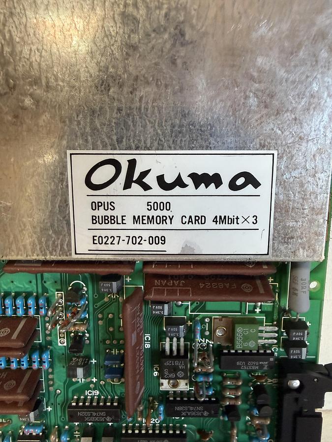 Used Okuma E0227-702-009 & Hitachi 97250920-B (Removed From Operating Machine) GHA-22