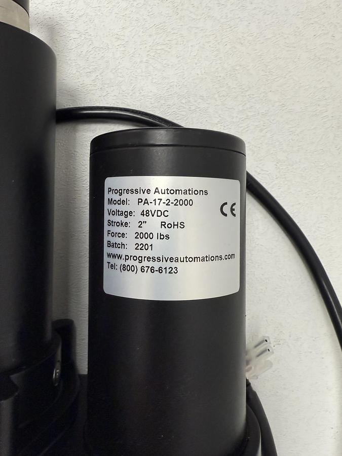 Used Progressive Automations PA-17-2-2000 Linear Actuator – Heavy Duty 2000 lbs GHC-24