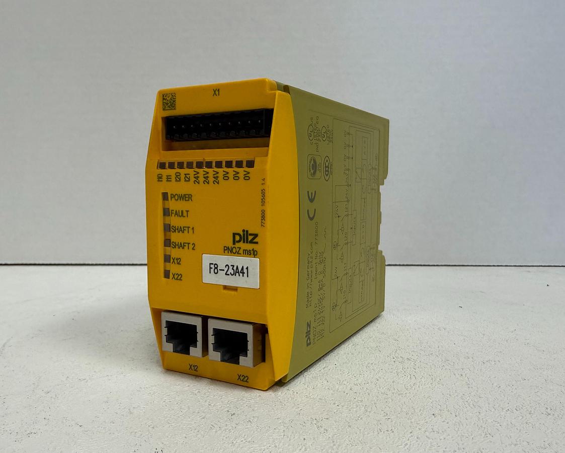 Used PILZ PNOZ MS1P 773800 Safety Relay Module – 24VDC, PNOZmulti Expansion Module GHC-38