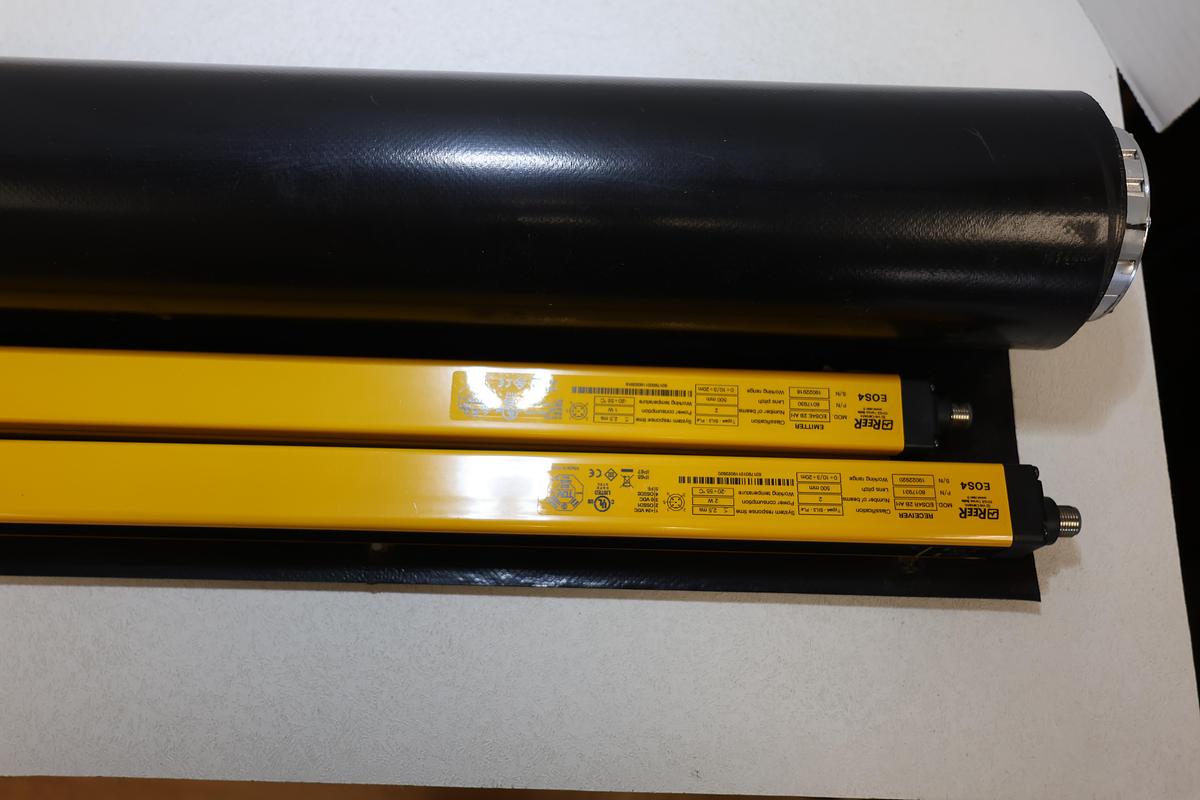 Used REER EOS4E/EOS4R 2B AH Safety System w/ PEI Retractable Curtains & Posts