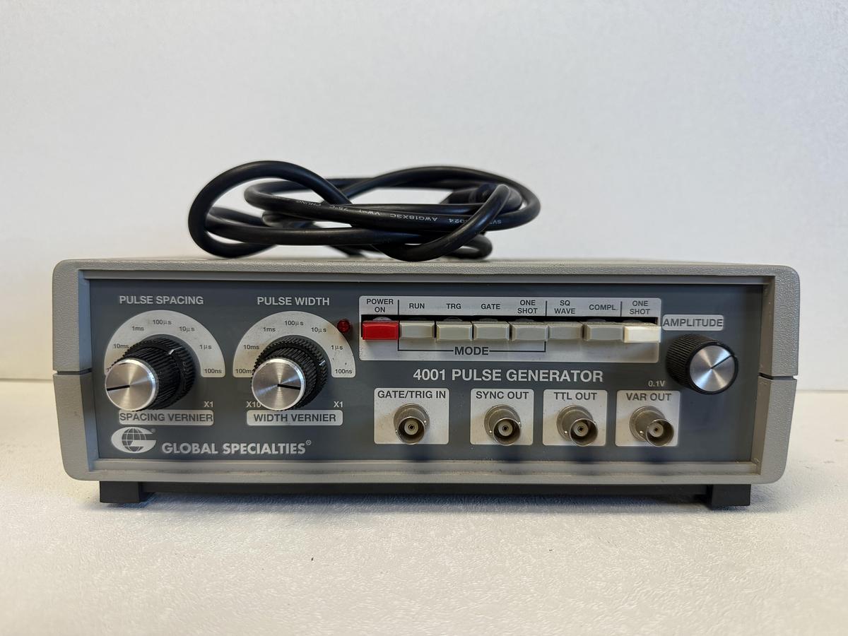 Used Global Specialties Corp. 4001 Pulse Generator 105-4001 110V GHC-47